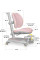 Детское кресло Mealux Ortoback Duo Base Pink (арт.Y-510 KP Base) - обивка розовая однотонная (коробок-2 шт.)