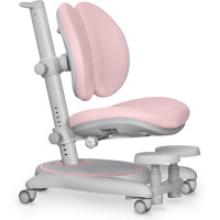 Детское кресло Mealux Ortoback Duo Base Pink (арт.Y-510 KP Base) - обивка розовая однотонная (коробок-2 шт.)