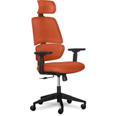 Кресло Mealux Leo Air Orange (арт.Y-543 KBY) - обивка сетка / оранжевая однотонная (коробок-1 шт.)