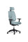 Кресло Mealux Leo Air Plus Grey /Blue (арт.Y-546 KBGL) - обивка сетка / серо-голубая однотонная (коробок-1 шт.)