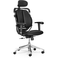 Кресло Mealux Mentor Duo Black (арт.Y-550 KB Duo) - обивка черная однотонная (коробок-1 шт.)