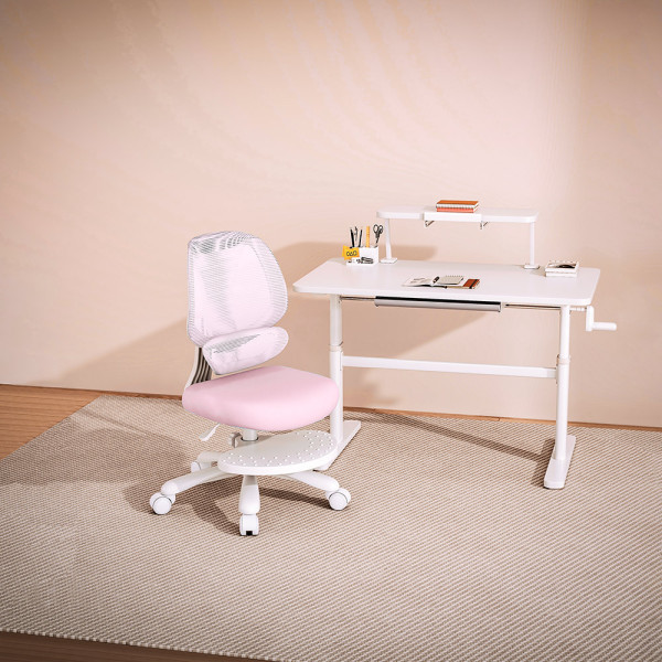 Детское кресло Evo-Kids Sirius Air Pink (арт.Y- 605 KP) - обивка розовая однотонная (коробок-1шт.)