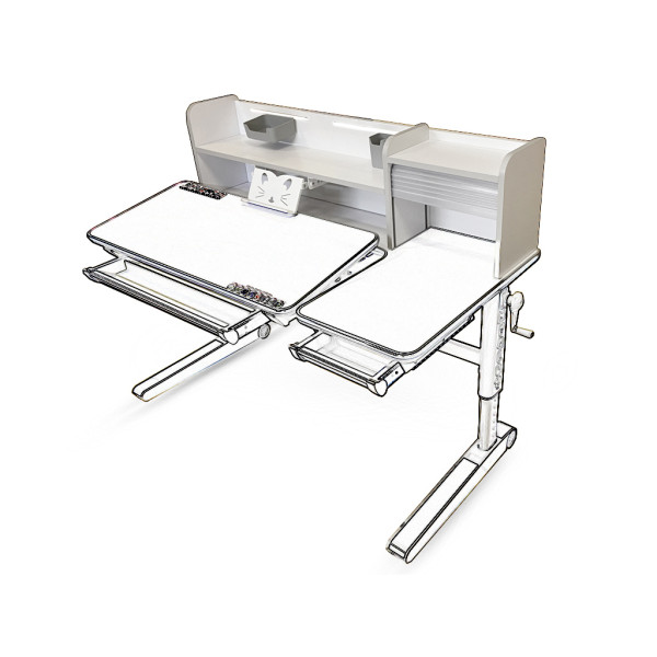 Полка для стола Mealux Sherwood XL (bookshelf BD 860 W) - коробок 1 шт