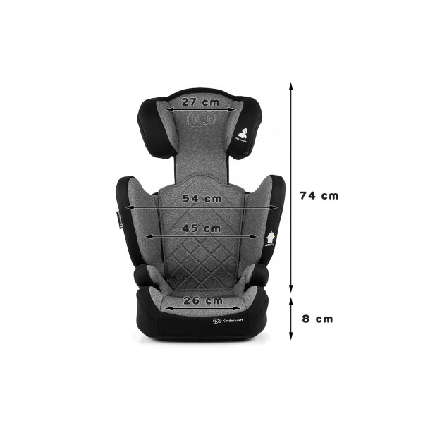 Автокресло Kinderkraft Xpand Black (KKFXPANBLK0000)