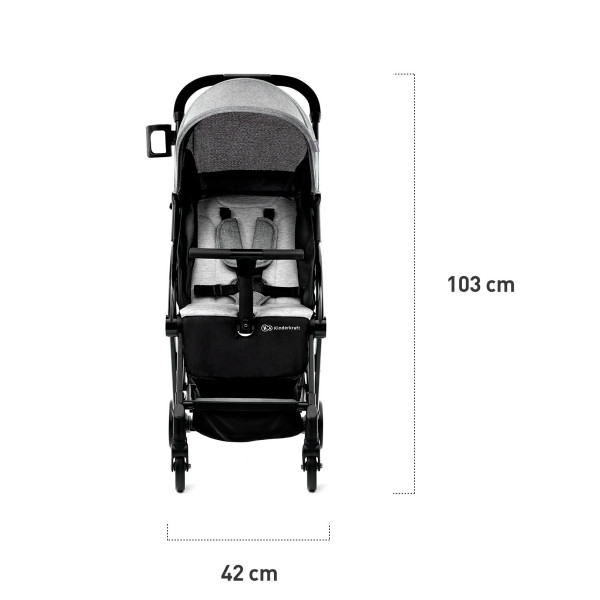 Прогулочная коляска Kinderkraft Pilot Grey (KKWPILOGRY0000)