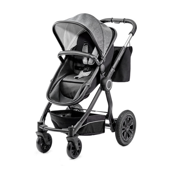 Универсальная коляска 2 в 1 Kinderkraft Veo Black/Gray (KKWVEOBLGR2000)