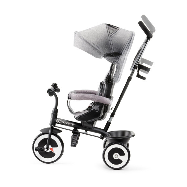 Трехколесный велосипед Kinderkraft Aston Grey (KKRASTOGRY0000)