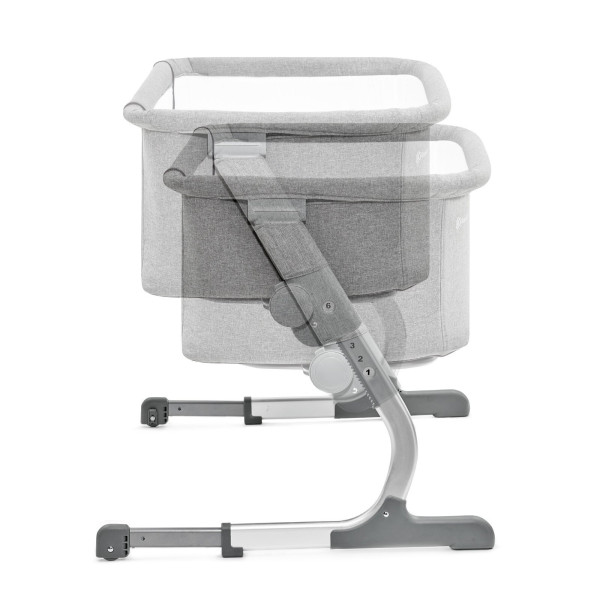 Приставная кровать-люлька Kinderkraft Uno Grey (KKLUNOGRY00000)