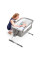 Приставная кровать-люлька Kinderkraft Uno Grey (KKLUNOGRY00000)
