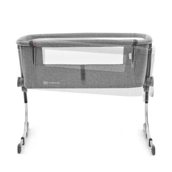 Приставная кровать-люлька Kinderkraft Uno Grey (KKLUNOGRY00000)