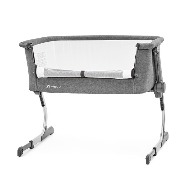Приставная кровать-люлька Kinderkraft Uno Grey (KKLUNOGRY00000)