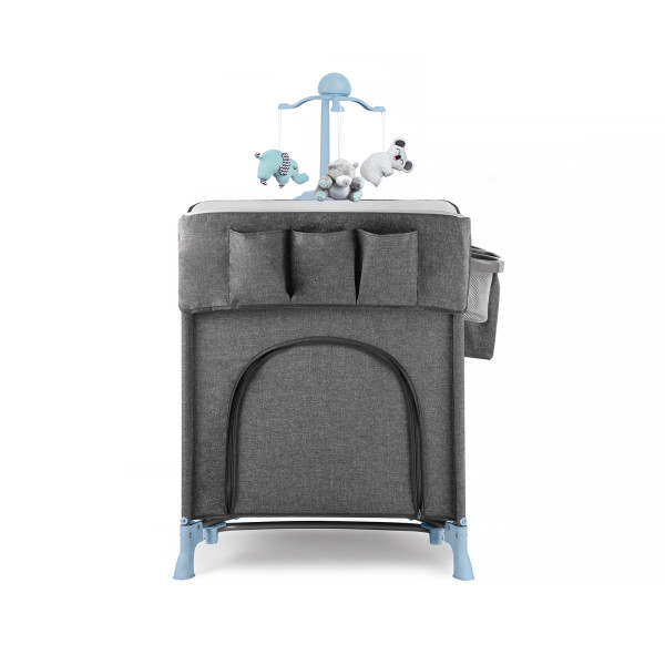Кровать-манеж с пеленатором Kinderkraft Joy Blue (KKLJOYBLU000AC)
