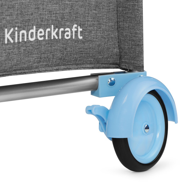 Кровать-манеж с пеленатором Kinderkraft Joy Blue (KKLJOYBLU000AC)
