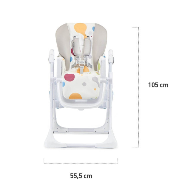 Стульчик для кормления Kinderkraft Yummy Grey (KKKYUMMGRY0000)