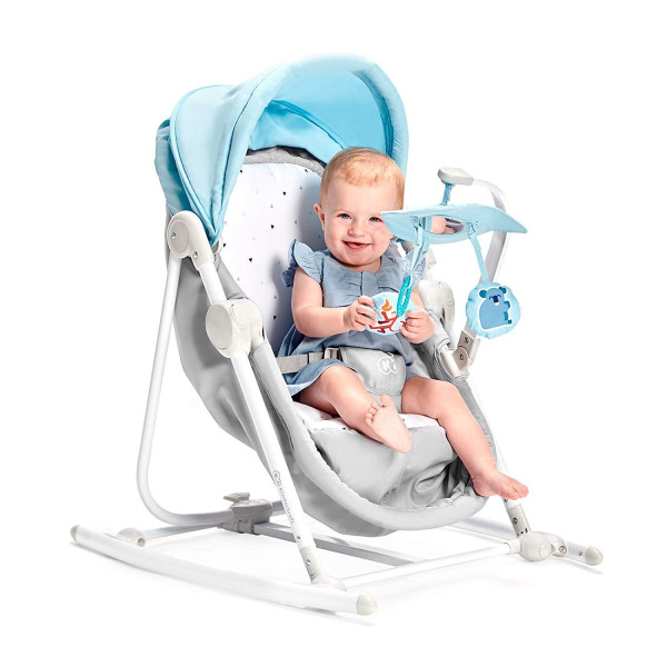 Шезлонг-качалка 5 в 1 Kinderkraft Unimo Light Blue (KKBUNIMLIBL000)
