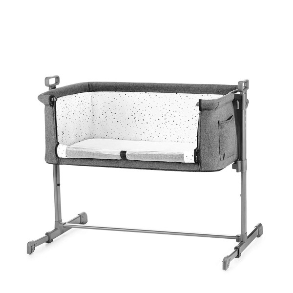 Приставная кроватка-люлька Kinderkraft Neste Gray Melange (KKLNESTGRYM000)