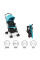 Прогулочная коляска Kinderkraft Mini Dot Turquoise (KKWMINITRQ0000)