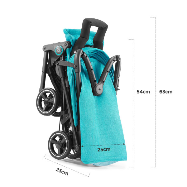 Прогулочная коляска Kinderkraft Mini Dot Turquoise (KKWMINITRQ0000)