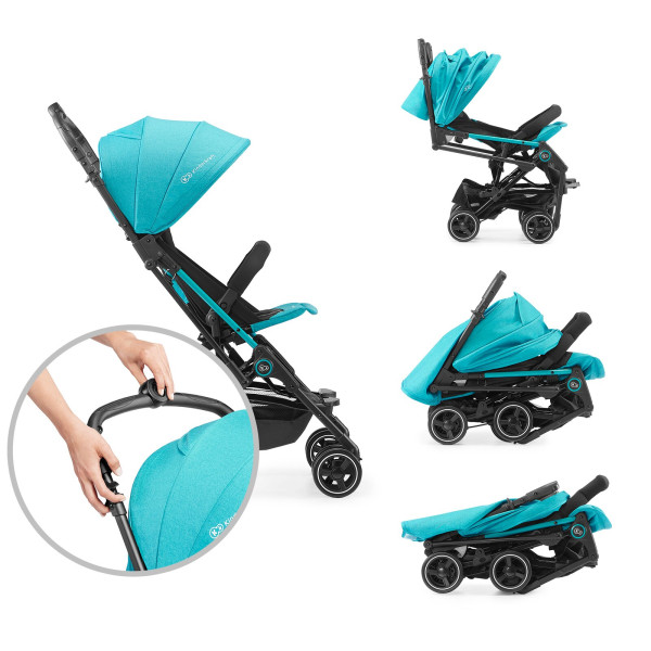 Прогулочная коляска Kinderkraft Mini Dot Turquoise (KKWMINITRQ0000)