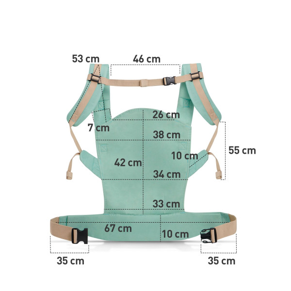Переноска Kinderkraft Nino Mint (KKNNINOMINT000)