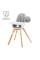 Стульчик для кормления Kinderkraft Tixi Gray (KKKTIXIGRY0000)