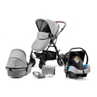 Универсальная коляска 3 в 1 Kinderkraft Moov Gray.