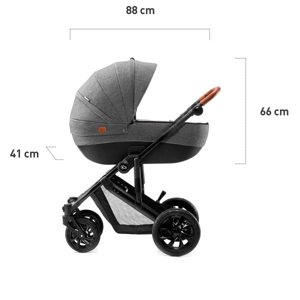 Универсальная коляска 3 в 1 Kinderkraft Prime Gray (KKWPRIMGRY0300)