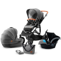 Универсальная коляска 3 в 1 Kinderkraft Prime Gray (KKWPRIMGRY0300)