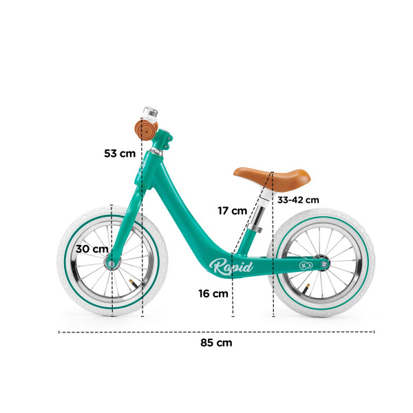 Беговел Kinderkraft Rapid Midnight Green (KKRRAPIGRE0000)