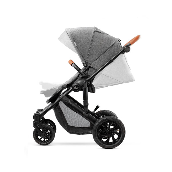 Универсальная коляска 2 в 1 Kinderkraft Prime Gray + MommyBag (KKWPRIMGRMB200)