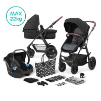 Универсальная коляска 3 в 1 Kinderkraft Xmoov Black (KKWXMOVBLK3000)