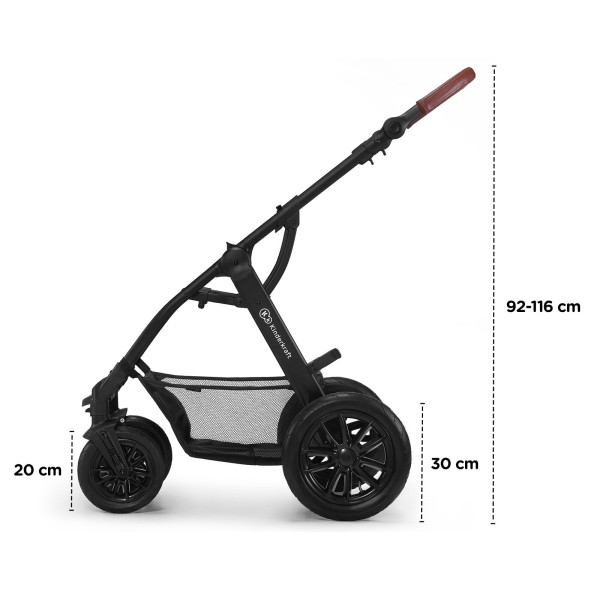 Универсальная коляска 3 в 1 Kinderkraft Xmoov Black (KKWXMOVBLK3000)