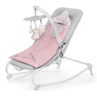 Шезлонг-качалка Kinderkraft Felio 2020 Peony Rose (KKBFELOPNK000N)