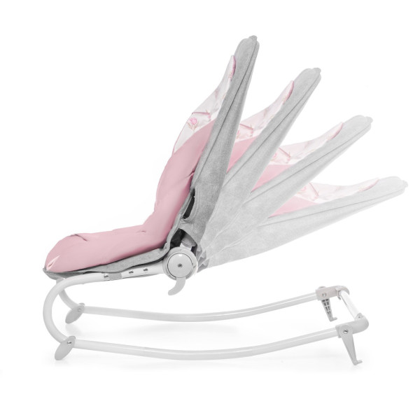 Шезлонг-качалка Kinderkraft Felio 2020 Peony Rose (KKBFELOPNK000N)