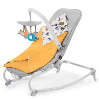 Шезлонг-качалка Kinderkraft Felio 2020 Forest Yellow (KKBFELOYEL000N)