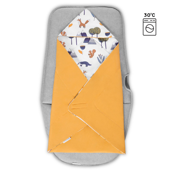 Шезлонг-качалка Kinderkraft Felio 2020 Forest Yellow (KKBFELOYEL000N)