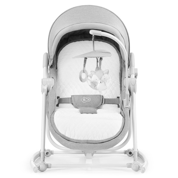 Шезлонг-качалка 5 в 1 Kinderkraft Unimo 2020 Stone Grey (KKBUNIOGRY000N)