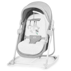 Шезлонг-качалка 5 в 1 Kinderkraft Unimo 2020 Stone Grey (KKBUNIOGRY000N)