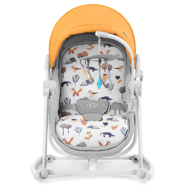 Шезлонг-качалка 5 в 1 Kinderkraft Unimo 2020 Forest Yellow (KKBUNIOYEL000N)