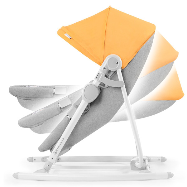Шезлонг-качалка 5 в 1 Kinderkraft Unimo 2020 Forest Yellow (KKBUNIOYEL000N)