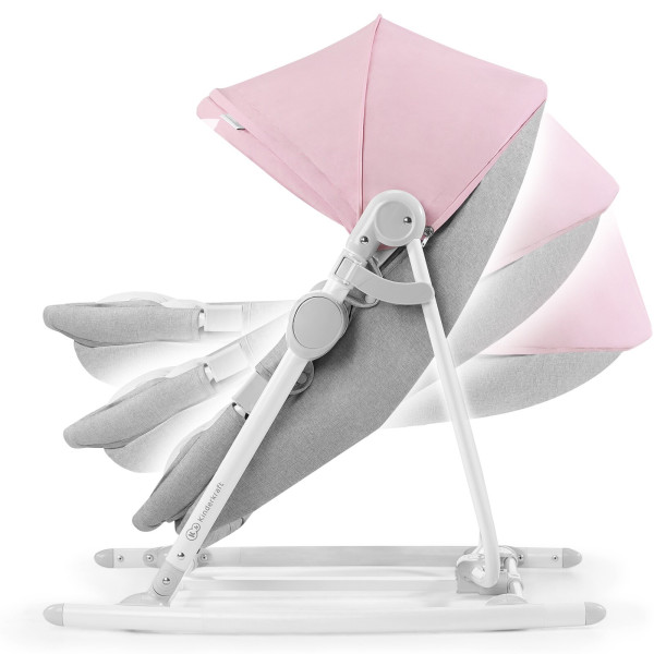 Шезлонг-качалка 5 в 1 Kinderkraft Unimo 2020 Peony Rose (KKBUNIOPNK000N)