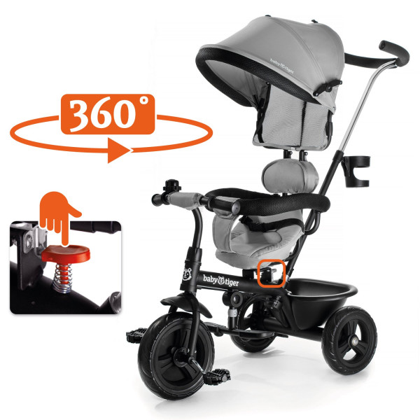 Трехколесный велосипед Babytiger Fly Gray (BTRFLYGRY00000)