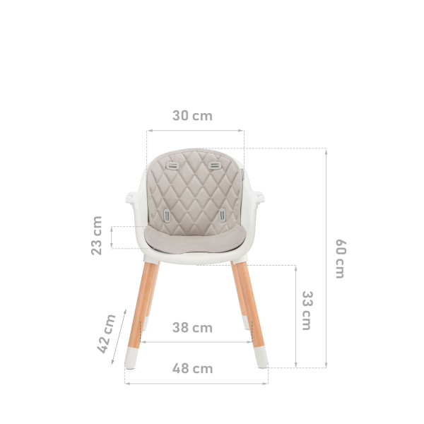 Стульчик для кормления Babytiger Tini Gray (BTKTINIGRY0000)