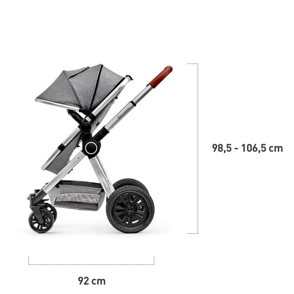 Универсальная коляска 3 в 1 Kinderkraft Veo Gray.