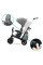 Трехколесный велосипед Kinderkraft Easytwist Platinum Grey (KKRETWIGRY0000)