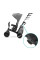 Трехколесный велосипед Kinderkraft Easytwist Platinum Grey (KKRETWIGRY0000)