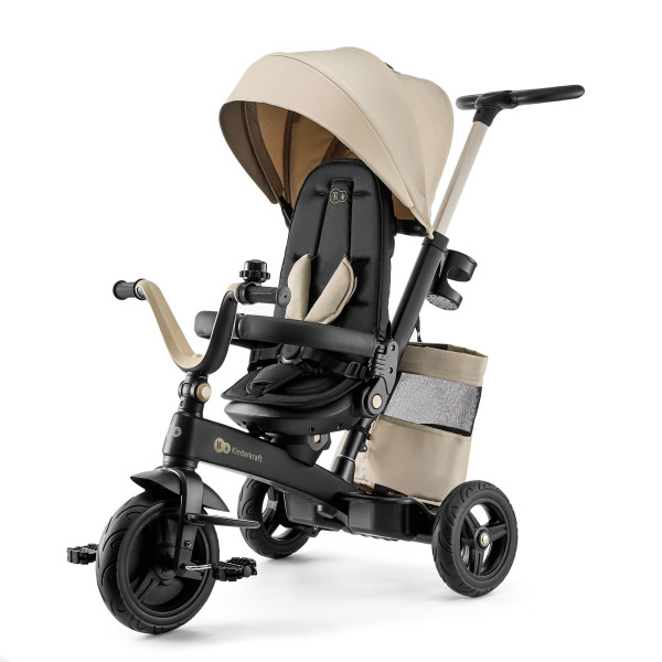 Трехколесный велосипед Kinderkraft Easytwist Platinum Grey (KKRETWIGRY0000)