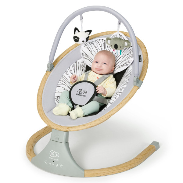 Стул-качалка Kinderkraft Lumi Wooden (KBLUMI00GRY0000)