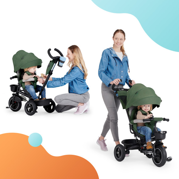Трехколесный велосипед Kinderkraft Spinstep Pastel Green (KRSPST00GRE0000)