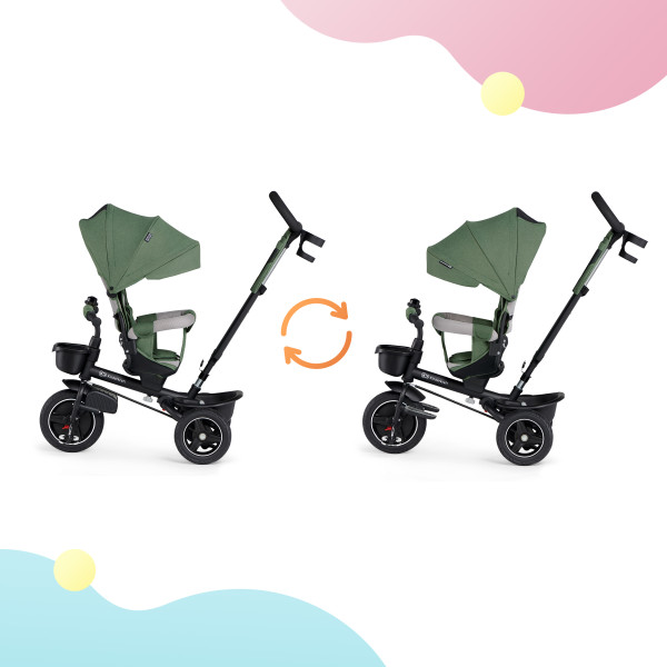 Трехколесный велосипед Kinderkraft Spinstep Pastel Green (KRSPST00GRE0000)